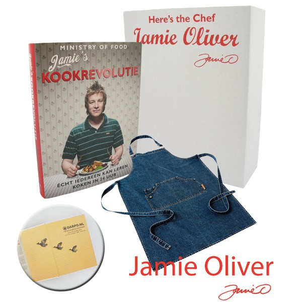 Meetbaar telefoon stijl Relatiegeschenken met logo bedrukken bij DARPO Reklame - Jamie Oliver luxe  geschenkset